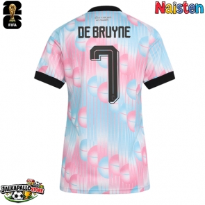 Belgia Kevin De Bruyne #7 Vieraspaita Naisten MM-kisat 2026 Lyhythihainen